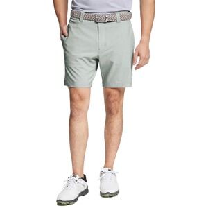 Maelreg Mens Golf Shorts Light Gray Moisture Wicking Stretch Poly Spandex Siz 40